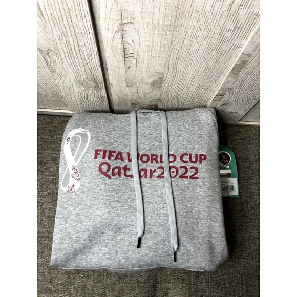 FIFA Mens Hoodie Size Medium World Cup Qatar 2022 Premium Fleece - Picture 2 of 6